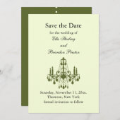 Grand Ballroom Save the Date (grün) (Vorne/Hinten)