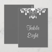 Grand Ballroom Tischnummer (grau) (Vorne/Hinten)