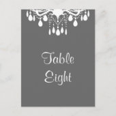 Grand Ballroom Tischnummer (grau) (Vorderseite)