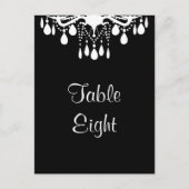 Grand Ballroom Tischnummer (schwarz) (Vorderseite)