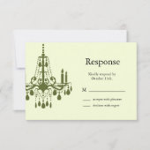 Grand Ballroom UAWG (grün) RSVP Karte (Vorderseite)