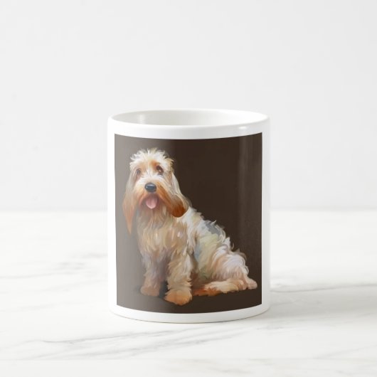 Grand Basset Griffon Vendeen - Dog Portrait Kaffeetasse (Mittel)