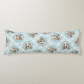 Grand Basset Griffon Vendeen GBGV Original Dog Art Seitenschläferkissen (Vorderseite)