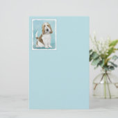 Grand Basset Griffon Vendeen - Original Dog Art Briefpapier (Stehend Vorderseite)