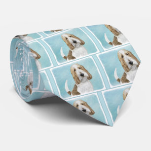 Grand Basset Griffon Vendeen - Original Dog Art Krawatte