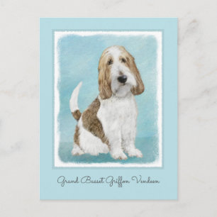 Grand Basset Griffon Vendeen - Original Dog Art Postkarte