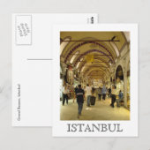 Grand Bazaar, Istanbul Postkarte (Vorne/Hinten)