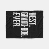 Grand-bob Ever - Father Tee  Fleecedecke (Vorderseite (Horizontal))