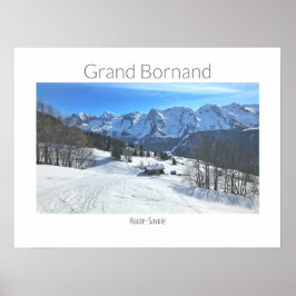 Grand Bornand - Haute-Savoie, Poster der französis