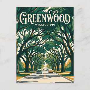 Grand Boulevard Mississippi Postkarte