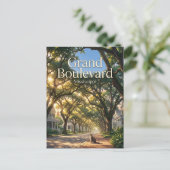 Grand Boulevard USA Postkarte (Stehend Vorderseite)