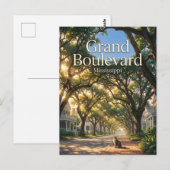 Grand Boulevard USA Postkarte (Vorne/Hinten)