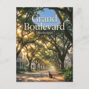 Grand Boulevard USA Postkarte