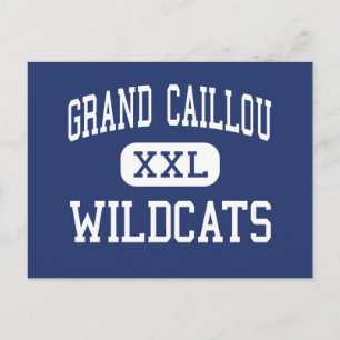 Grand Caillou Wildcats Middle Houma Postkarte