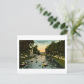 Grand Canal Belle Isle, Detroit, Michigan Postkarte (Stehend Vorderseite)