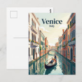 Grand Canal Italy Postkarte (Vorne/Hinten)