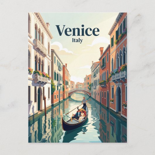 Grand Canal Italy Postkarte (Vorderseite)