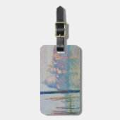 Grand Canal Monet Venice Italien Klassische Malere Gepäckanhänger (Vorderseite vertikal)