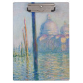 Grand Canal Monet Venice Italien Klassische Malere Klemmbrett (Vorderseite)