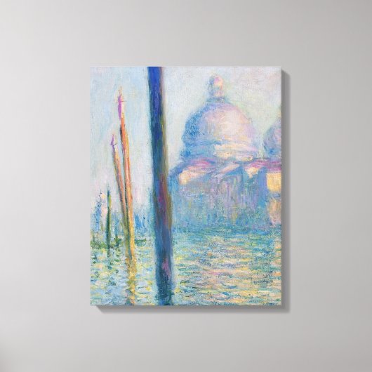 Grand Canal Monet Venice Italien Klassische Malere Leinwanddruck (Vorderseite)