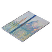 Grand Canal Monet Venice Italien Klassische Malere Notizblock (Linke Seite)