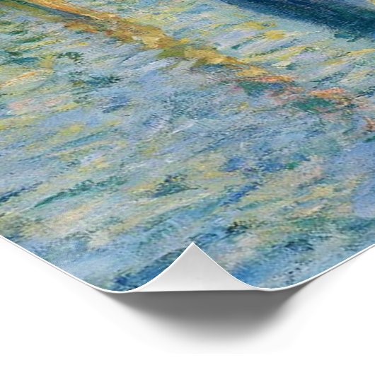 Grand Canal Monet Venice Italien Klassische Malere Poster (Ecke)