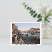 Grand Canal Venice c1900, Vintag Italien Postkarte (Stehend Vorderseite)
