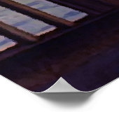 Grand Canal Venice Italien Reiseplakat Poster (Ecke)