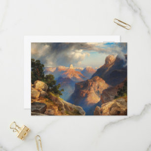 Grand Canyon, 1912 von Thomas Moran Einladungspostkarte