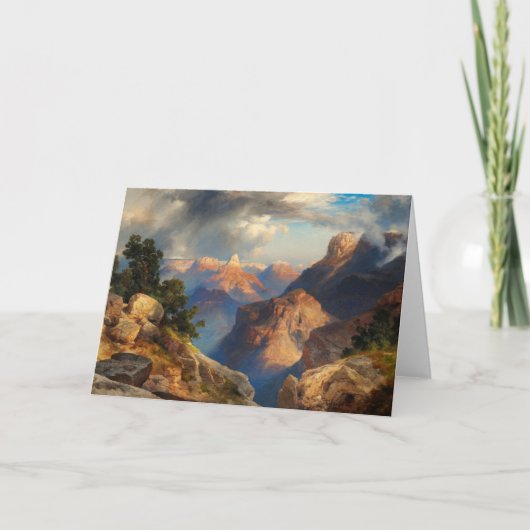 Grand Canyon, 1912 von Thomas Moran Karte (Vorderseite)