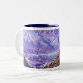 'Grand Canyon 5' Zweifarbige Tasse (Vorderseite Links)