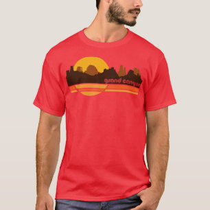 Grand Canyon 70er Jahre Stil Touristensouvenir T-Shirt