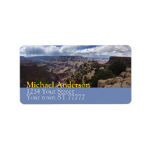 Grand Canyon Address-Label