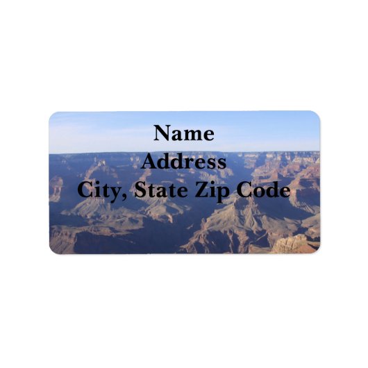 Grand Canyon Address Labels Adressaufkleber (Vorne)
