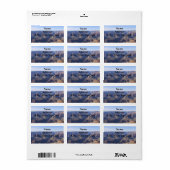 Grand Canyon Address Labels Adressaufkleber (Vorne)