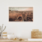Grand Canyon am Fuße von Toroweap 1882 Poster (Küche)