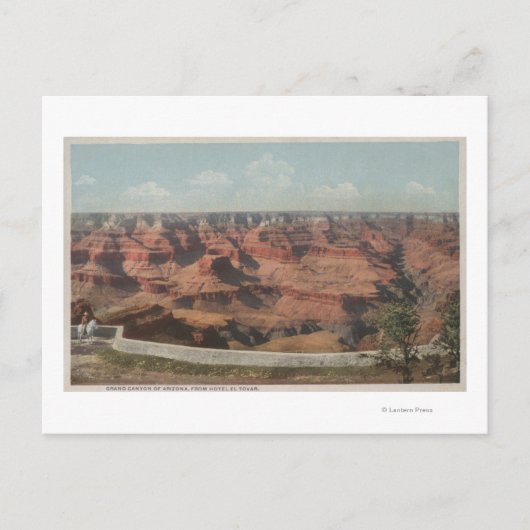 Grand Canyon, Arizona - Aussicht auf den Canyon vo Postkarte (Vorderseite)