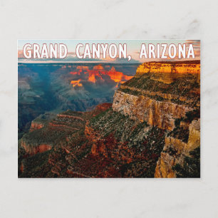 Grand Canyon Arizona bei Sunset Postkarte