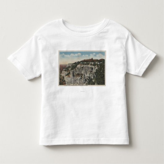 Grand Canyon, Arizona - Hotel-Ansicht EL Tovar Kleinkind T-shirt (Vorderseite)