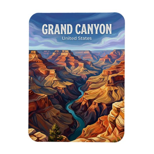 Grand Canyon Arizona Magnet (Vertikal)