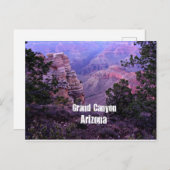 Grand Canyon, Arizona Postkarte (Vorne/Hinten)