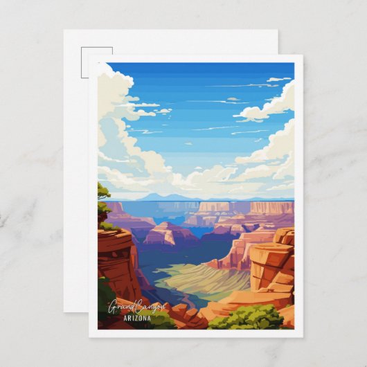 Grand Canyon Arizona Postkarte (Vorne/Hinten)