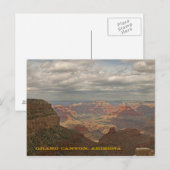 Grand Canyon, Arizona Postkarte (Vorne/Hinten)