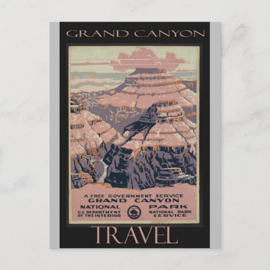 Grand Canyon Arizona Postkarte (Vorderseite)