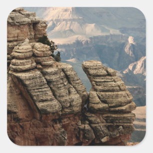 Grand Canyon, Arizona Quadratischer Aufkleber