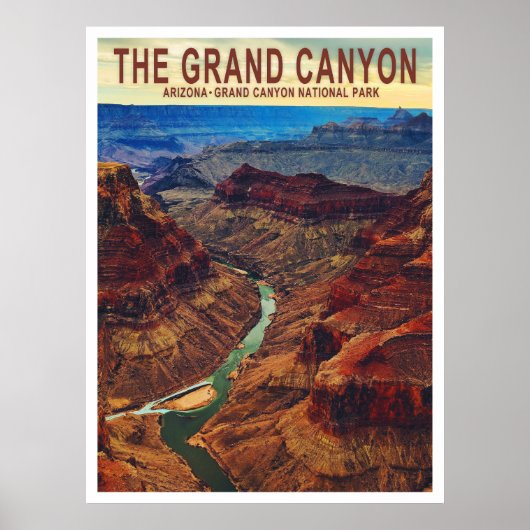 Grand Canyon Arizona Reiseplaner Poster (Vorne)