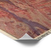 Grand Canyon, Arizona - Sonnenuntergang in den Gem Poster (Ecke)