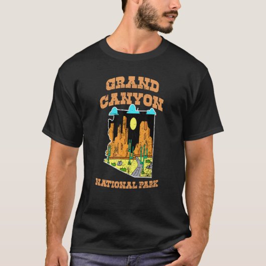 Grand Canyon Arizona Us Nationalpark Wandern T-Shirt (Vorderseite)