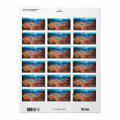 Grand Canyon, Arizona, USA Adressaufkleber (Vorne)