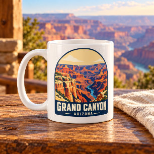 Grand Canyon Arizona Vintage Nationalpark Kaffeetasse